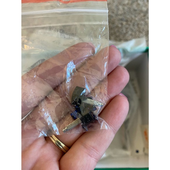 Lauren Lorraine Dazzle Navy Pointed Toe 4" Heel Slip-On Classic - Size 6.5 - Picture 5 of 9